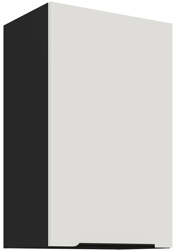 Kuchynská skrinka Aria-Wh/Bl Anti Fingerprint 45g-72 1f