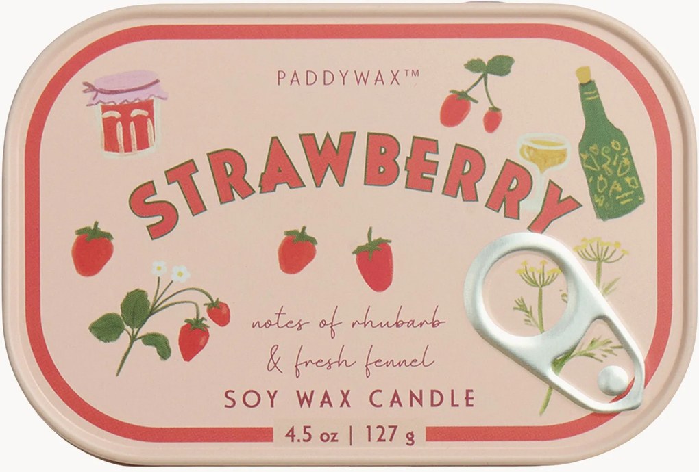 Vonná sviečka v plechovej dóze Strawberry (Strawberry)