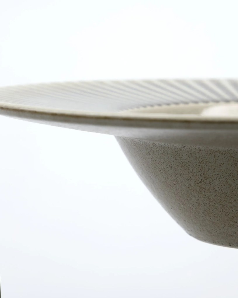 House Doctor Kameninový tanier na cestoviny Pleat ⌀ 26 cm