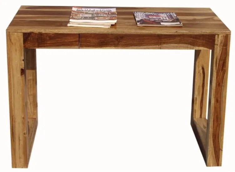 furniture-nabytek.cz - Drevený písací stôl z masívu palisander 110x55x76