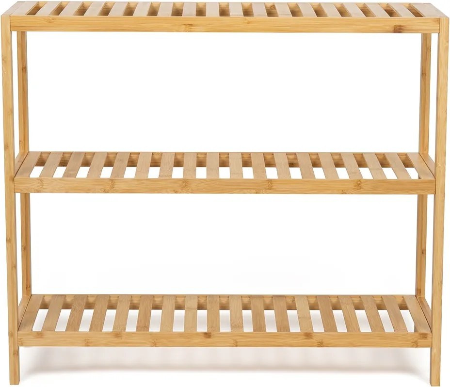 Noela Bambusový regál s 3 policami MONA