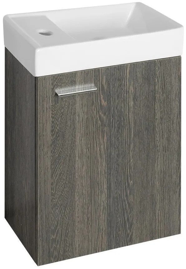 Aqualine Aqualine, Keramické umývadlo nábytkové, 40x22 cm, biela, DD4022
