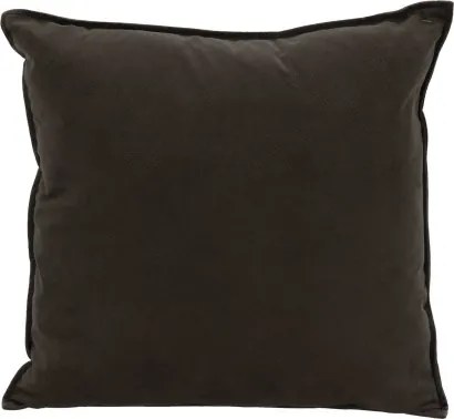 Dekoračný vankúš Bruno 45x45 cm, tmavo hnedý%