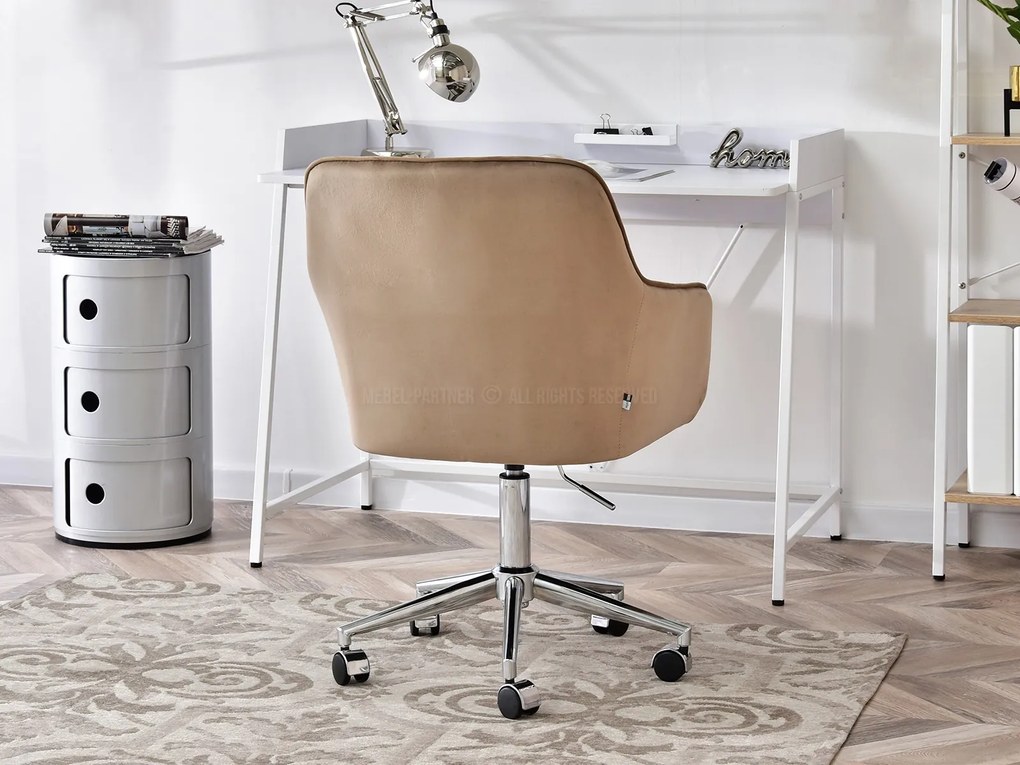 Kreslo Island (béžová + zlatá). Akcia -20%. Vlastná spoľahlivá doprava až k Vám domov. 1110076