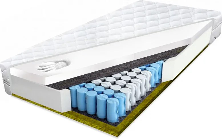 Matrac 180x200 vreckový 23 morská tráva visco pocket memory H2