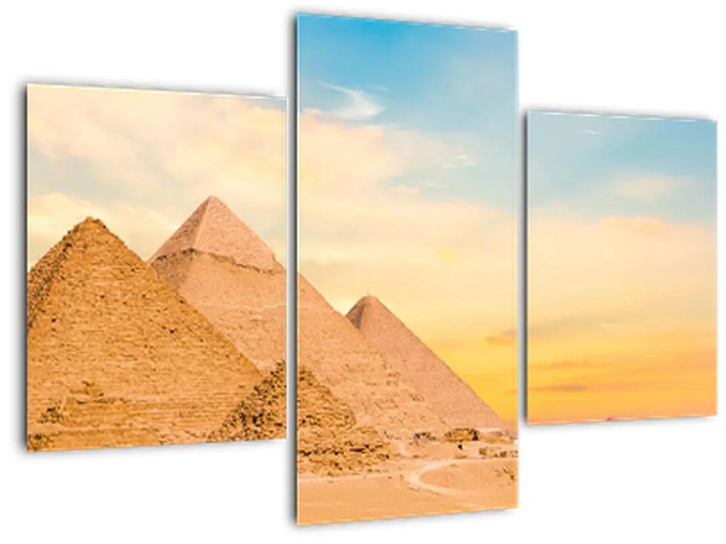 Obraz egyptských pyramíd (90x60 cm)