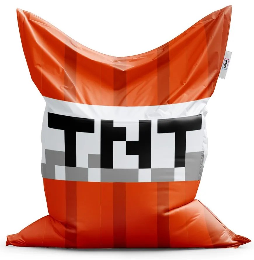 Sedací vak Classic TNT - detský, červená