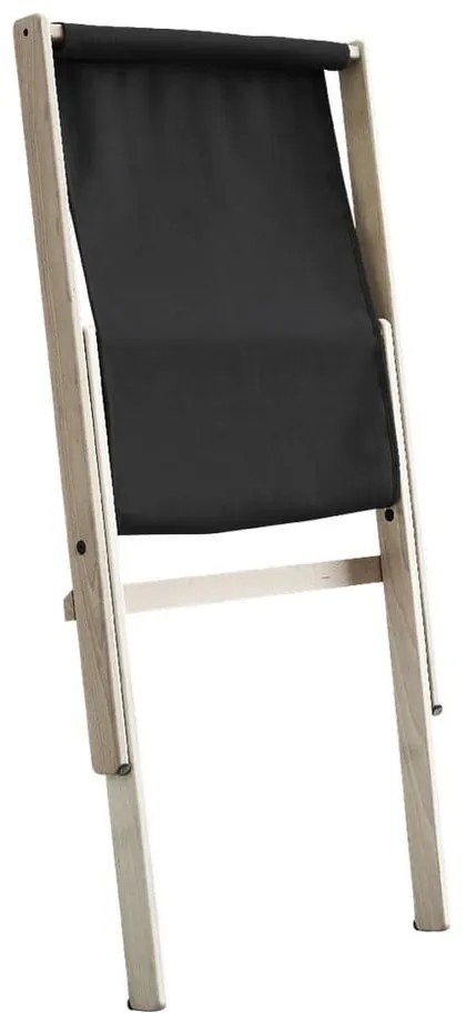 Sivé skladacie kreslo z bukového dreva Karup Design Boogie Dark Raw/Grey