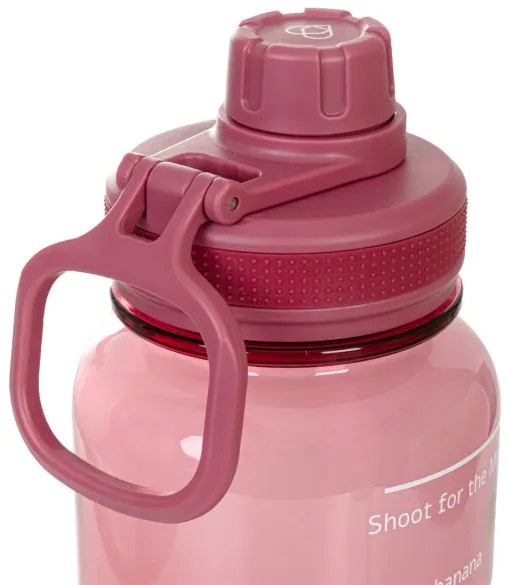 Fľaša LUNARE ružová s odmerkou 850702 950 ml