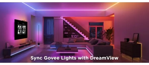 Govee - LED RGBICW Stmievateľný pásik COB 3780 diód 3m Wi-Fi Matter