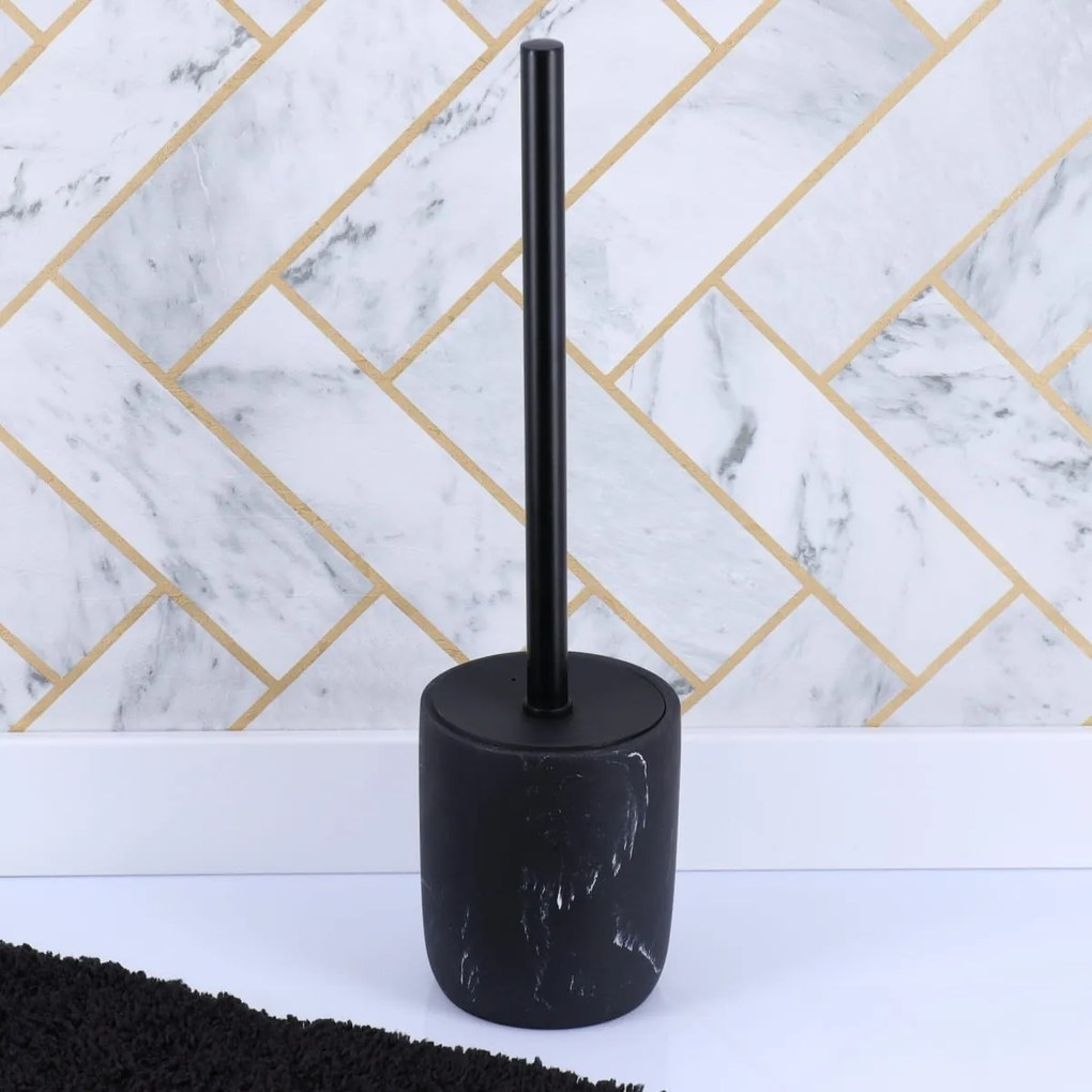 WC kefa Everist Black Marble, čierna