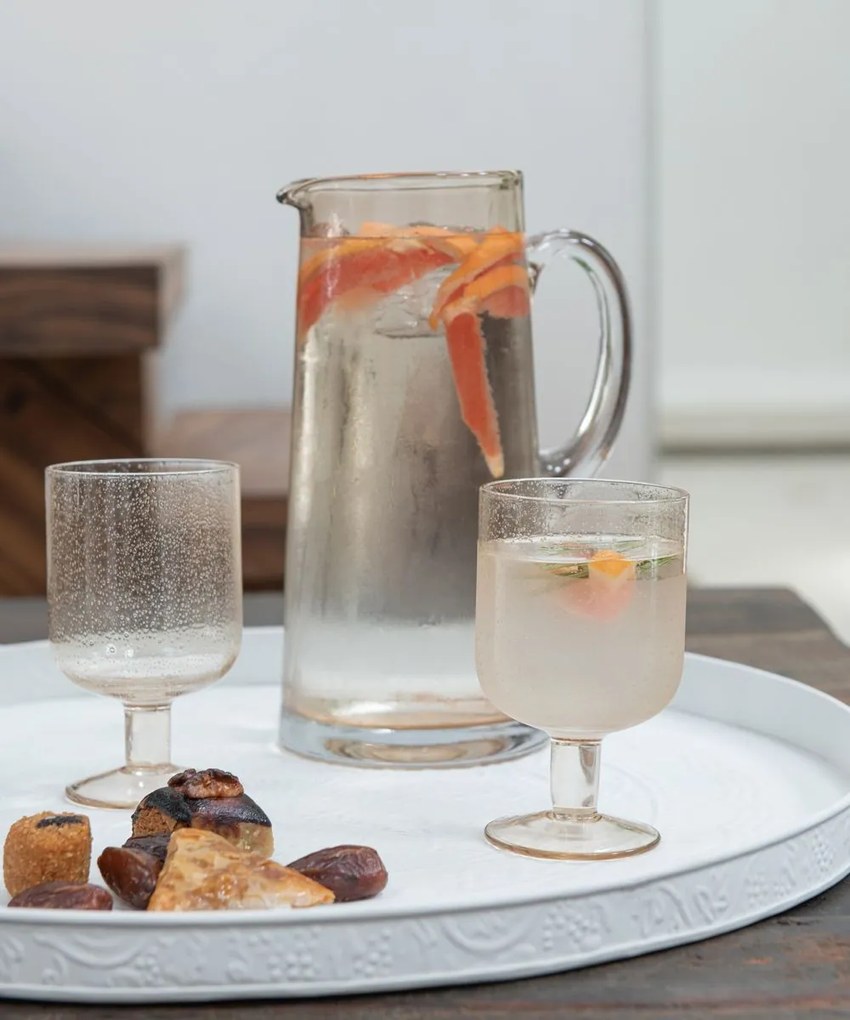 Pohárik na víno s bublinkami Louise - Ø8*13cm / 360ml