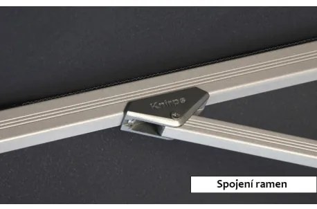Knirps Knirps 275 x 275 cm - slnečník s bočnou tyčou : Farba slnečníka - přírodní (slonovinová kost)