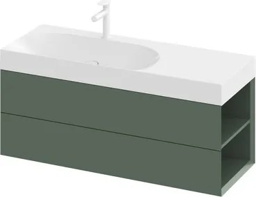 Ravak Lite skrinka pod umývadlo bez umývadla 120x43x45 cm grey green X000001894