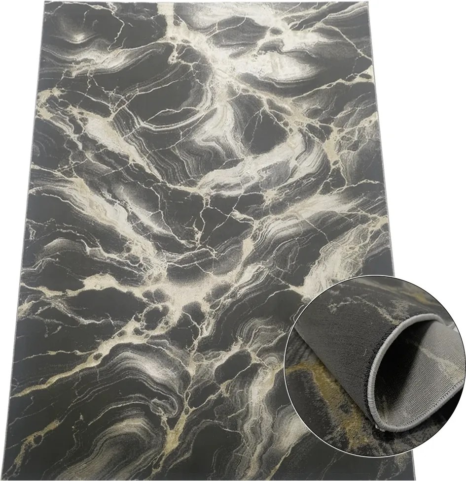 Koberec Deluxe 9094 BEIGE – béžový so vzorom, obdĺžnik Rozmer: 120x180 cm