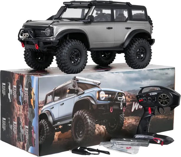 Terénne auto R/C WILDERNESS 1:10 na ovládanie sivé