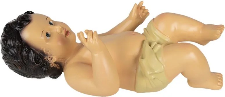 Dekorácia figúrka malý ležiaci Ježiško Jesus L - 20*15*37 cm