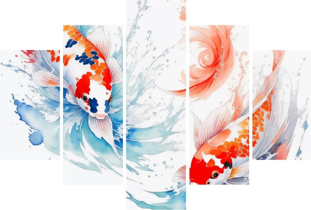 Obraz - Ryby (150x105 cm)