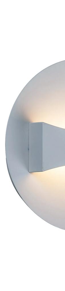 RABALUX Nástenné LED osvetlenie NEVILLE, 6W, teplá biela, okrúhle, biele