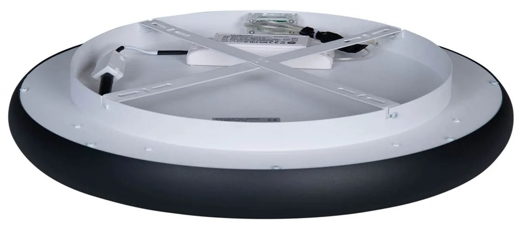 Moderné stropné svietidlo čierne 60 cm vrátane stmievateľného LED - Cardona