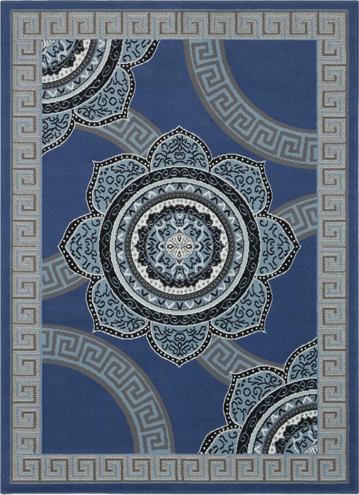 Mujkoberec Original Kusový orientální koberec Mujkoberec Original 104308 Jeans/Blue - 80x150 cm