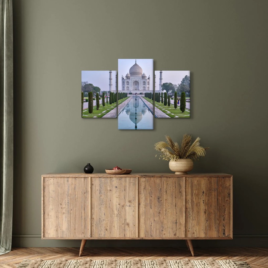 Obraz - Taj Mahal za východu slnka (90x60 cm)