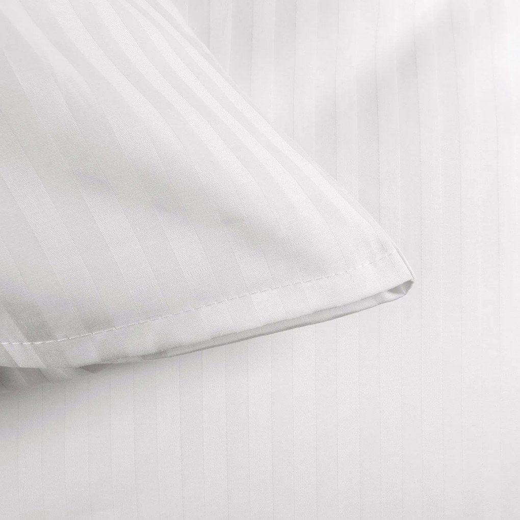 BAVLNENÁ OBLIEČKA NA VANKÚŠ STRIPES1 40X40 CM BIELA