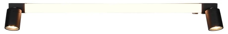 Matne čierne LED nástenné svietidlo Enrico – Trio