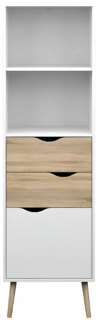 Knižnica OSLO 75382, biela