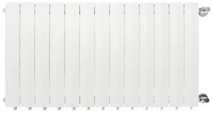 Terma Bergamo 590x1040 vodný radiátor White Matt LP