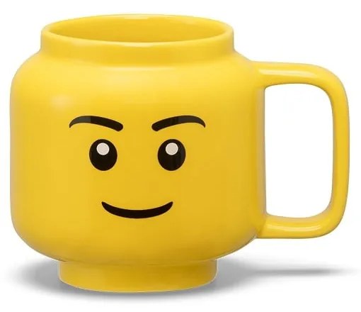 Žltý keramický detský hrnček 255 ml Head - LEGO®