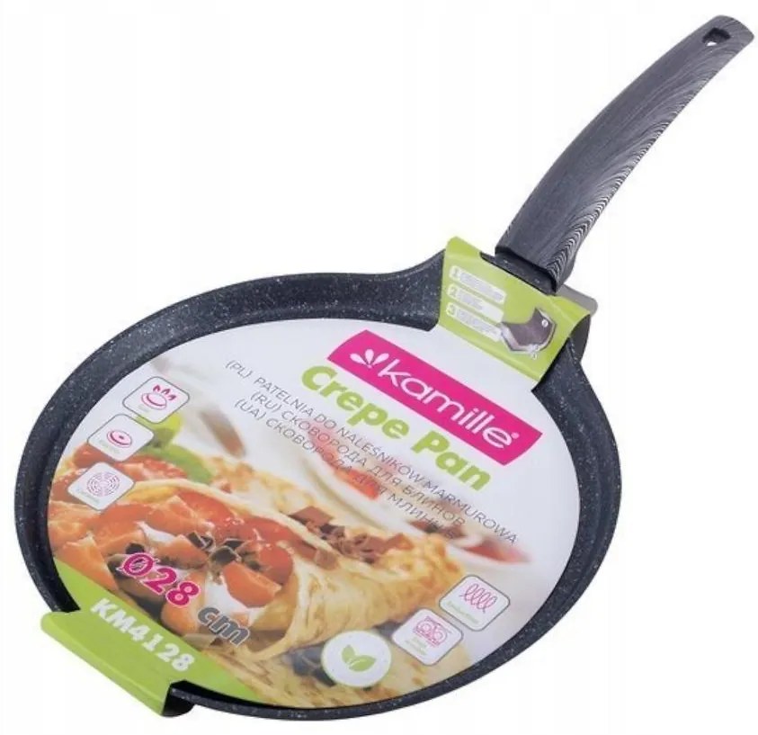 Panvica na placinky mramorová 28CM