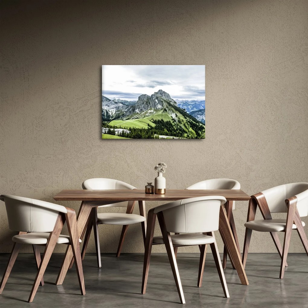 Obraz - Vrcholy hôr (70x50 cm)