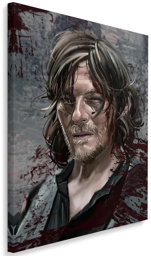 Gario Obraz na plátne The Walking dead, portrét Daryla Dixona - Dmitry Belov Rozmery: 60 x 90 cm