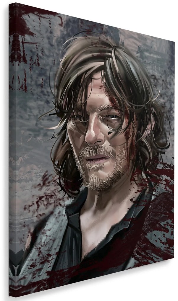Gario Obraz na plátne The Walking dead, portrét Daryla Dixona - Dmitry Belov Rozmery: 70 x 100 cm