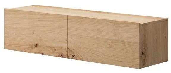 Piaski Závesný TV stolík Moyo 120 cm dub artisan
