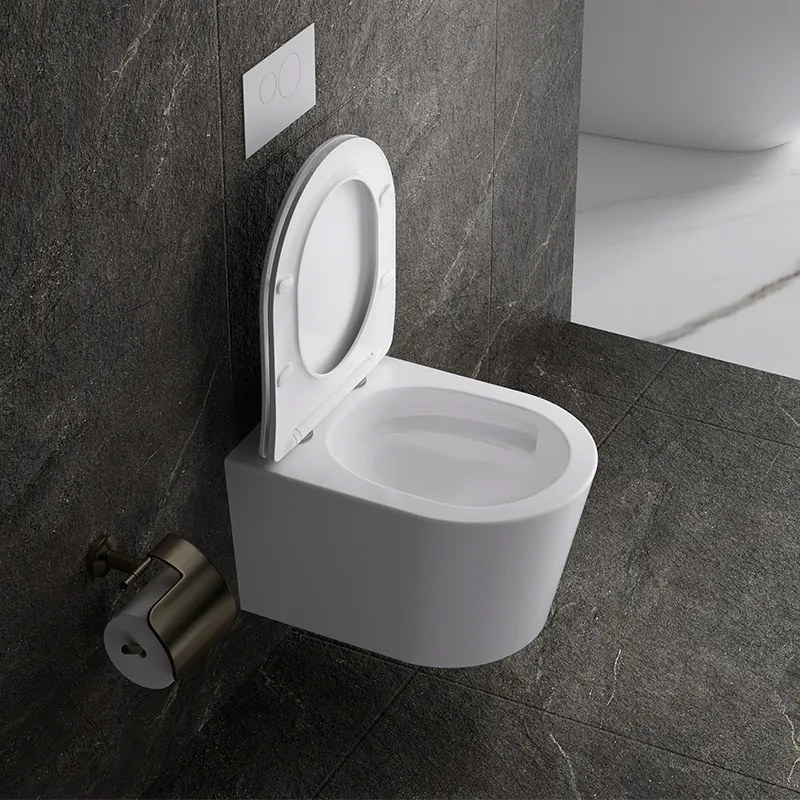 BPS-koupelny Závesná WC misa so SoftClose sedadlom HYD-4664, biela