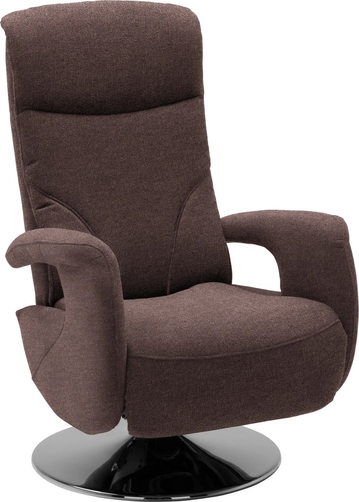 XXXLutz RELAXAČNÉ KRESLO, textil, hnedá Dieter Knoll - Kreslá - 000436013081