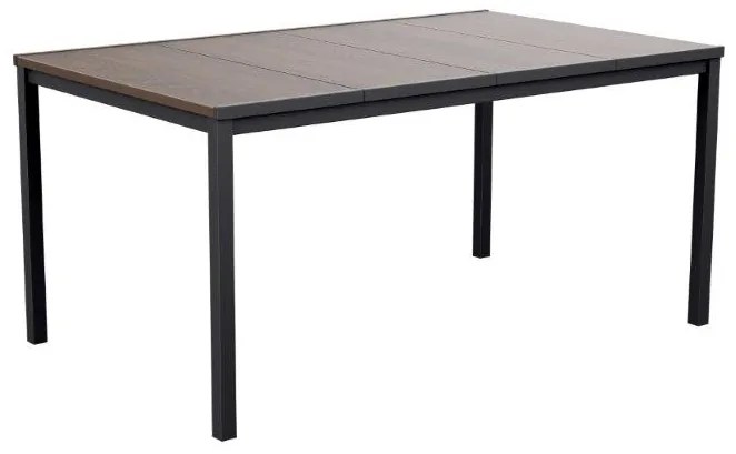 Záhradný stôl Keter Porto 160 walnut black steel