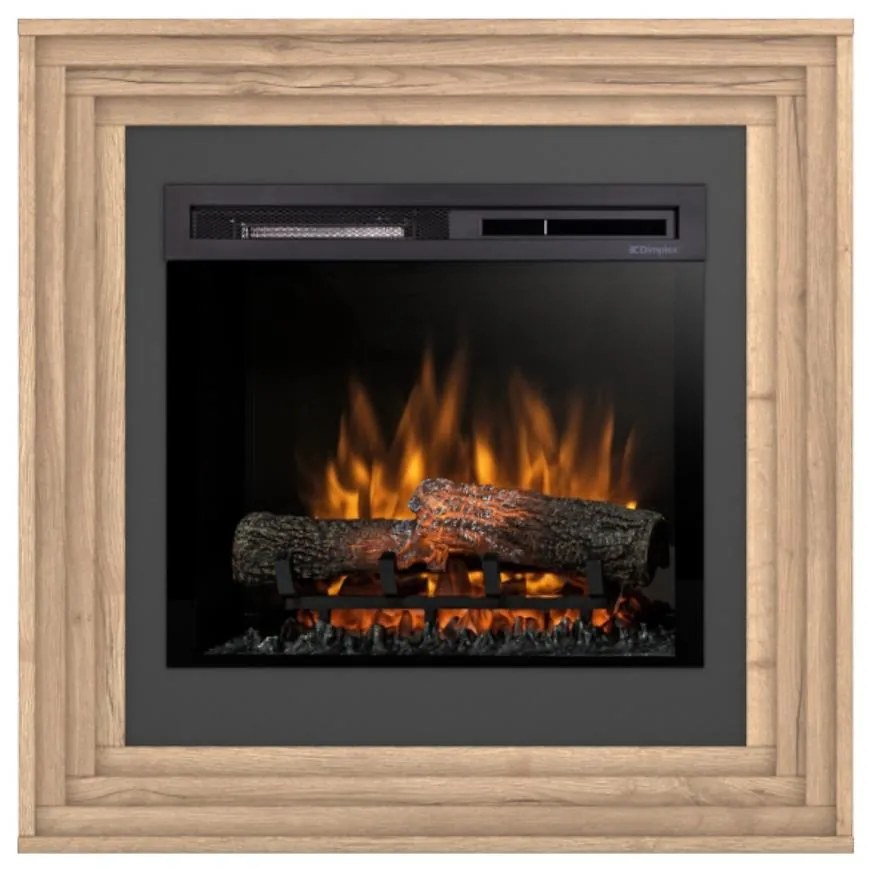 Elektrický krb Katra 23 dub/čierny