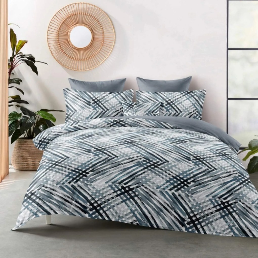 3 dielne Flanelové obliečky polycotton Sunset 200x140cm+90x70cm