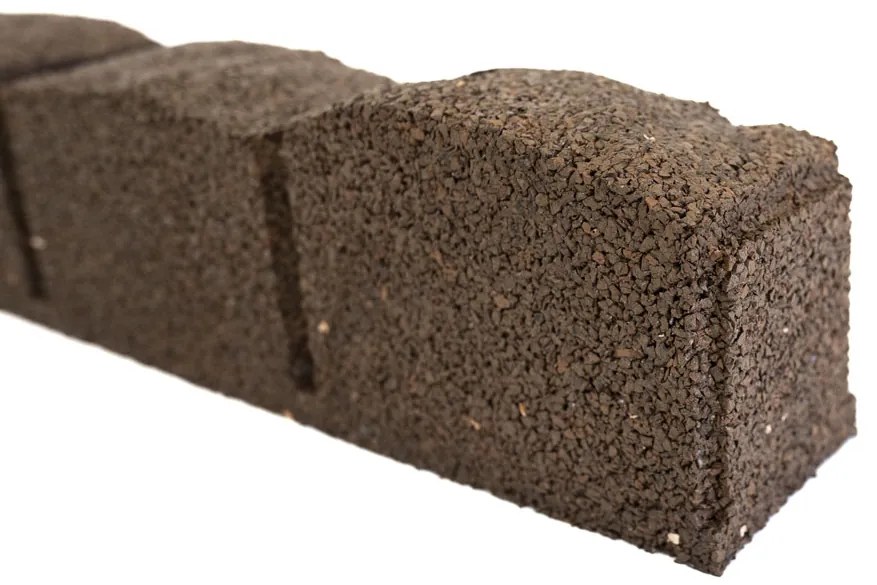 Záhradná obruba Roman Stone hnedá 120 cm, gumová (vrátane klincov) MHEU5000064