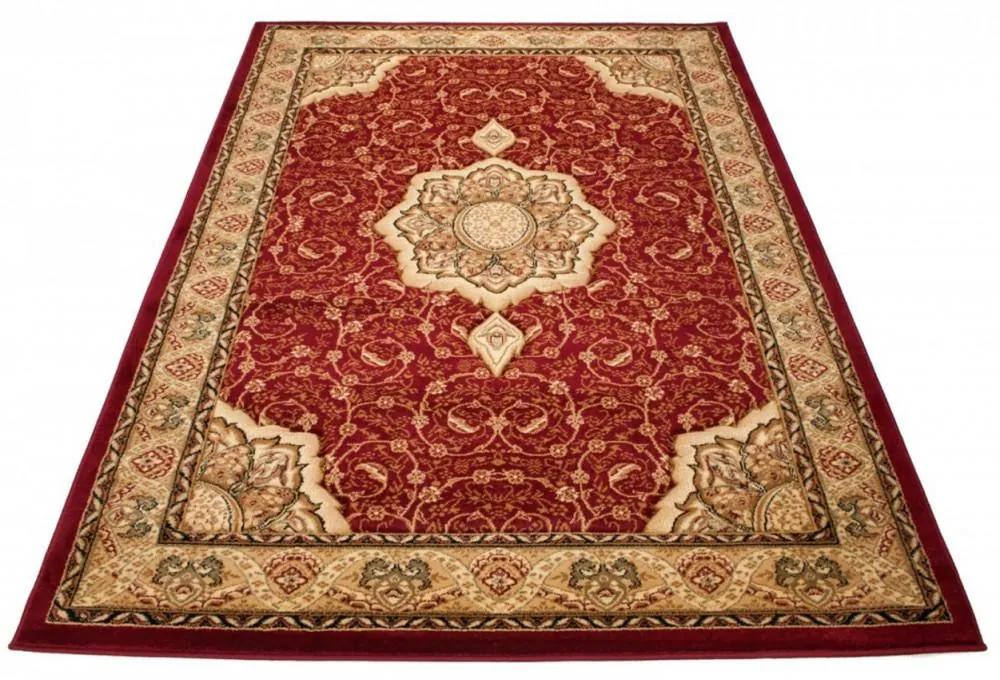 Kusový koberec klasický vzor 2 bordó 200x400cm
