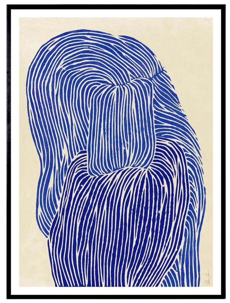 THE POSTER CLUB Autorský plagát Deep Blue by Rebecca Hein 50 x 70 cm