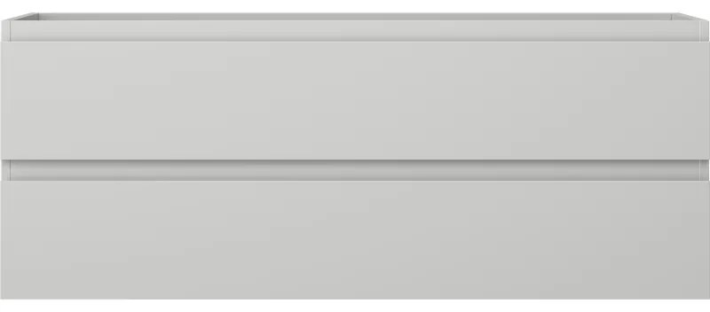 Mexen Orio, kúpeľňová skrinka 120 cm, 2 zásuvky, sivá matná, 91A10-12047-2-BFF62