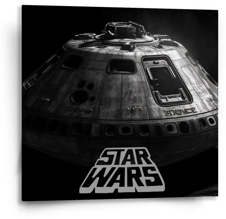 Sablio Obraz Star Wars Vesmírna loď - 50x50 cm