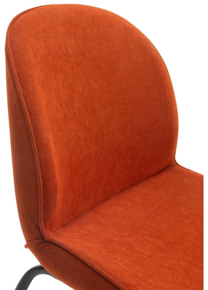 Oranžové jedálenské stoličky v súprave 2 ks Vicky – Marckeric