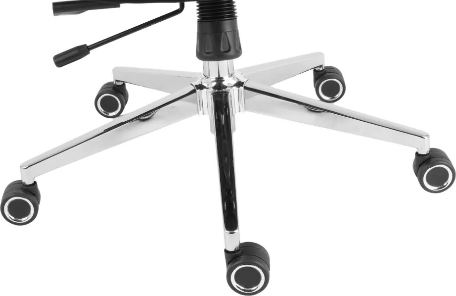 Kancelárska ergonomická stolička Neoseat ROBIN — látka, čierna, nosnosť 150 kg
