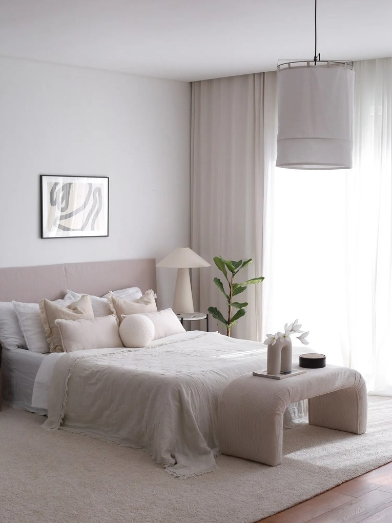 Taburet NU BENCH biely