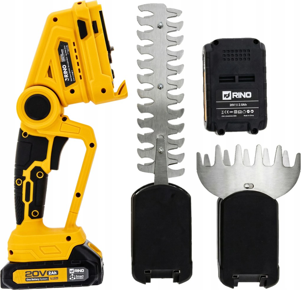 Akumulátorové Nožnice 2X Batéria 2Ah Na Živý Plot Trávy Kríkov Rino
